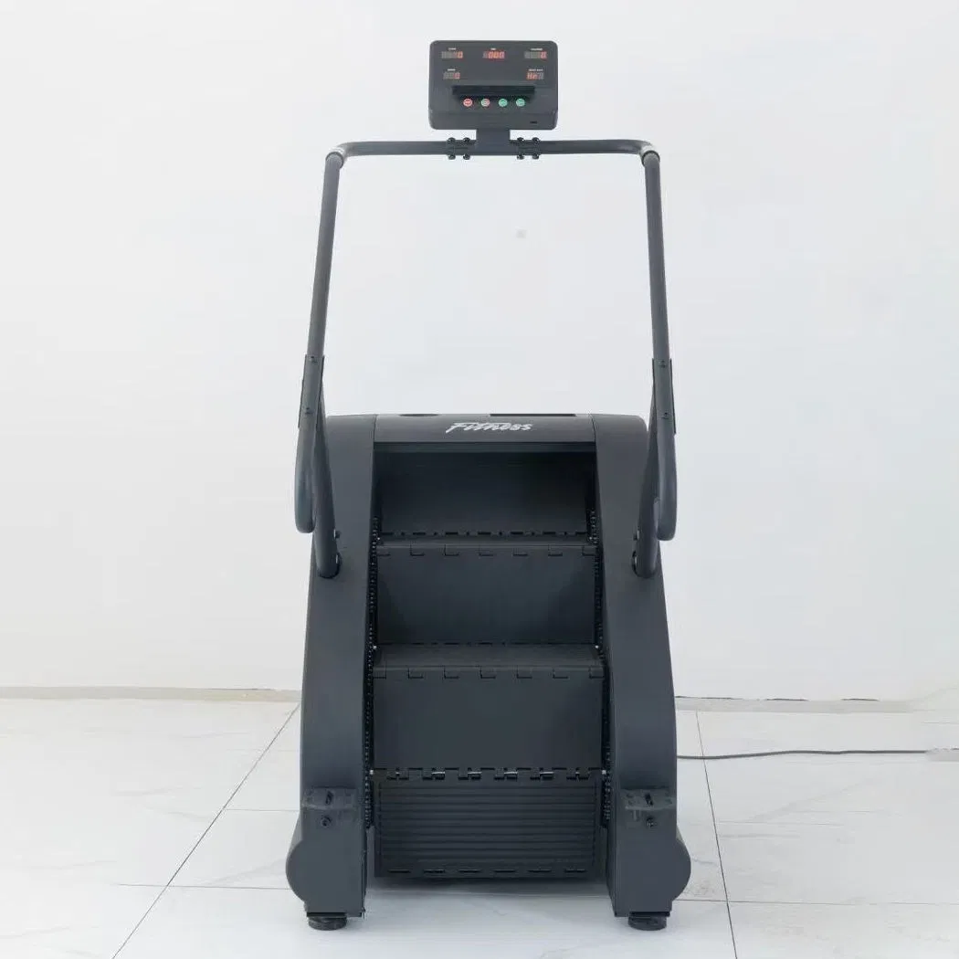 Climber Stair Master Machine Gym Equipment Stair Machine Cardio Exercise Strength Training Climbing Stepper Vertical Staircase Fitness Training