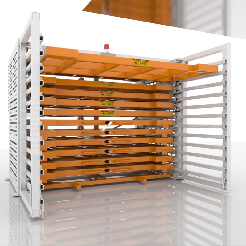 Advanced Automated Metal Plate Storage Solution for Efficient Inventory Management