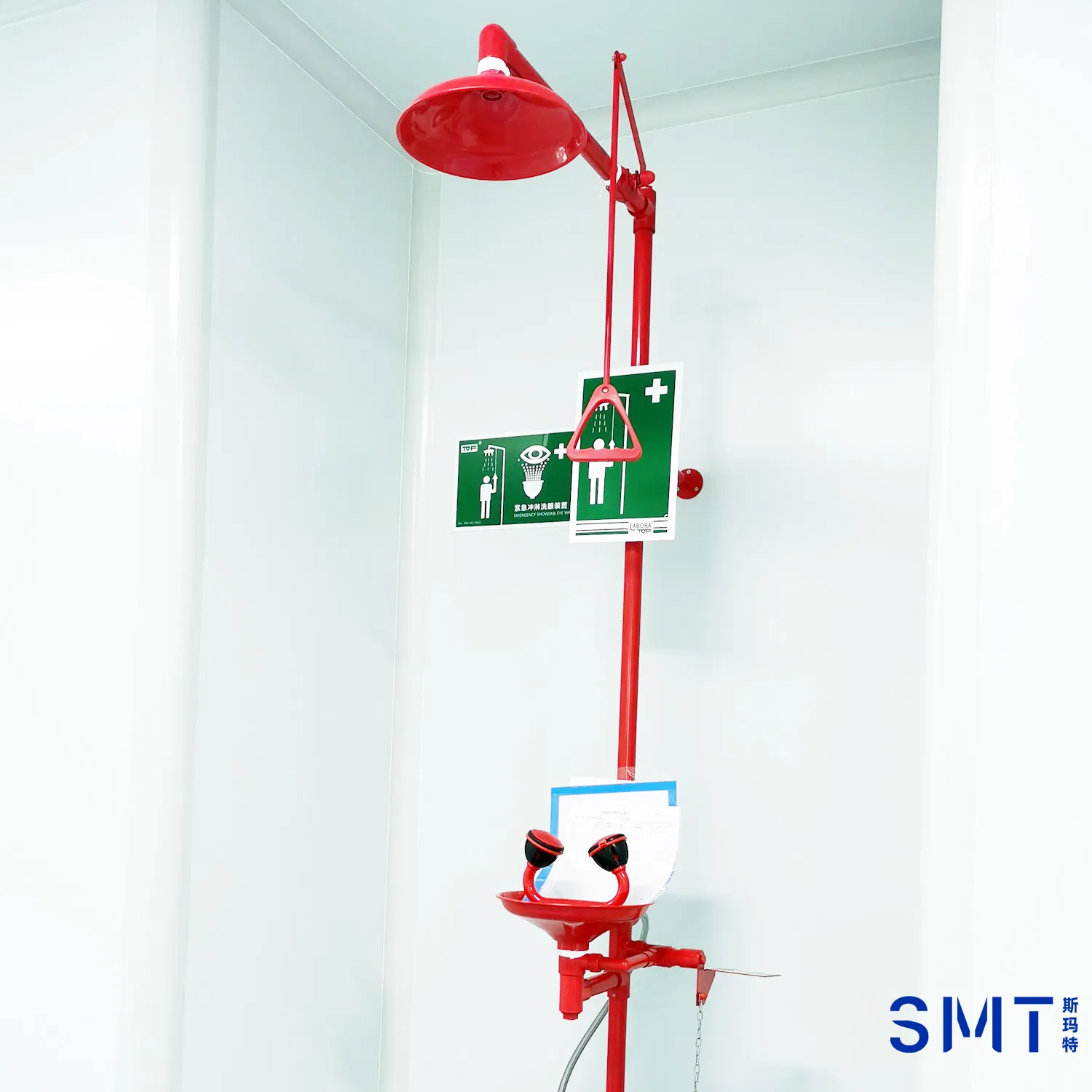SMT Emergency Shower and Eye Wash Combo Unit for Safety