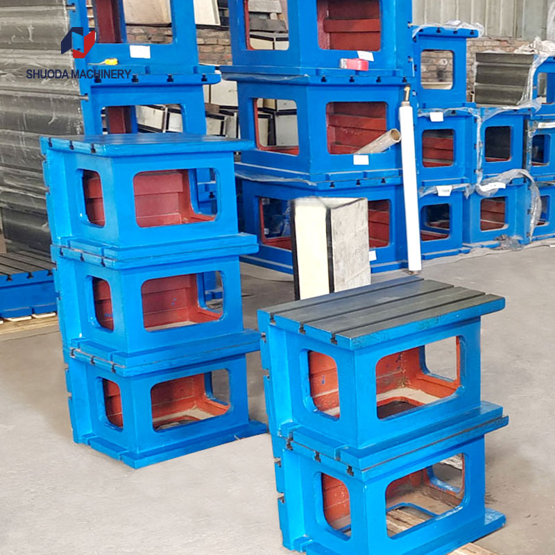 Cast Iron Machine Tool Workbench Auxiliary Heightening Platform T-Slot Casting CNC Machining Center