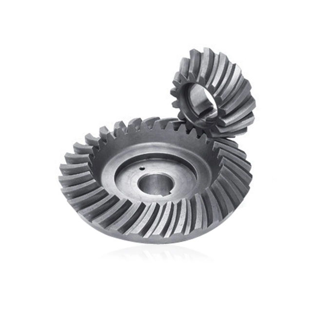 Spiral Bevel Gear Grinding Ratio Calculation Adjustable Table Driven Technology Light Weight Helical Customized Pinion Spiral Stainless Steel