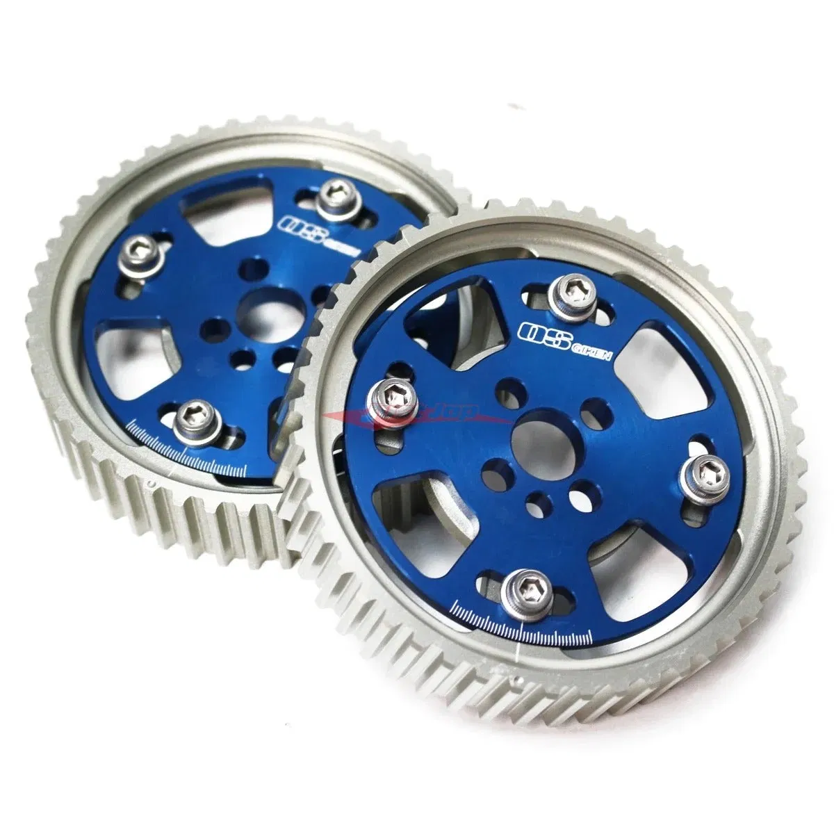 CNC Machined Billet Anodized Aluminum Adjustable Locking Cam Gear Pulley Timing Gears