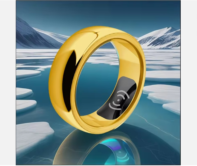 Homirn IP68 Waterproof Heart Rate Blood Oxygen Monitor Remote Photography Tracking Smart Fitness Tracker Ring