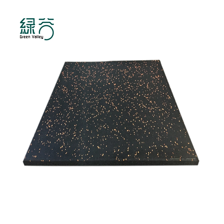 Factory Customized Anti Vibration Shock Absorber EPDM Speckles Rubber Mats Flooring for Gym/Ice Rinks/Home Use/Shooting Range
