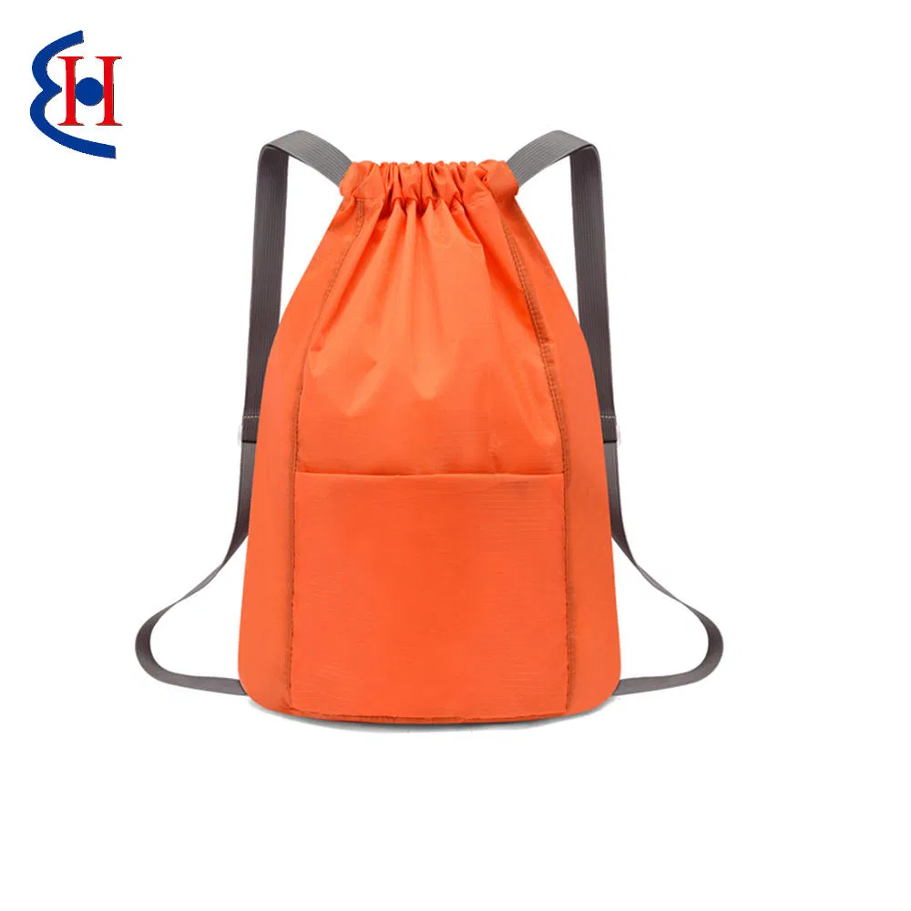 Custom Large Capacity Shoulder Waterproof Portable Swimming Sports for Yoga Fitness Drawstring Backpacks
