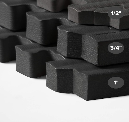 EVA Foam Floor Exercise Taekwondo Mat Tatami Pattern, Interlocking Floor Tiles for Home Gym