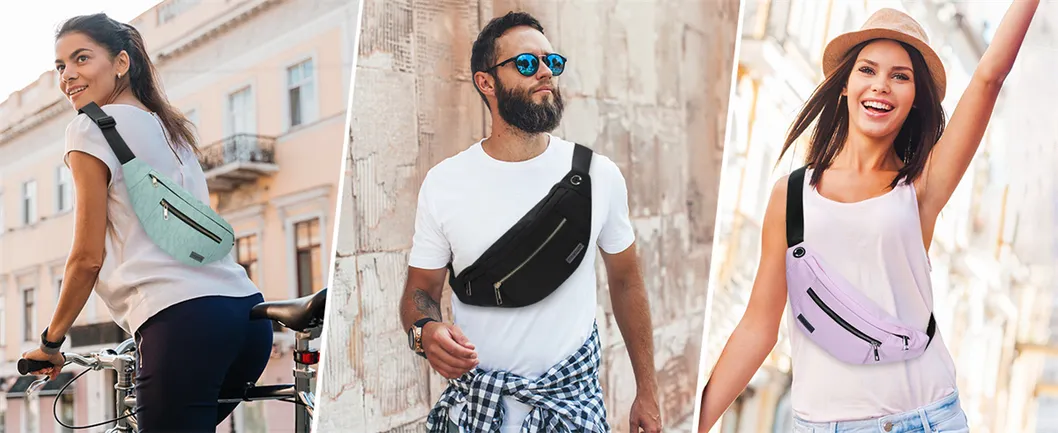 Custom Outdoor Sports Water Bottle Waist Pack