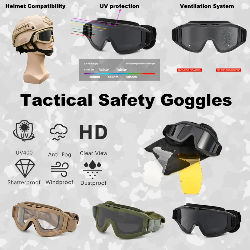 Tactical Goggles Detail 1