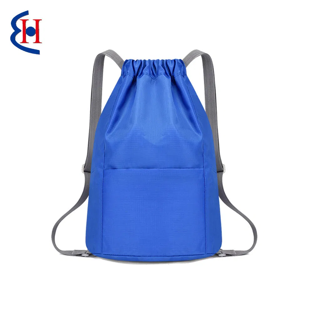 Custom Large Capacity Shoulder Waterproof Portable Swimming Sports for Yoga Fitness Drawstring Backpacks