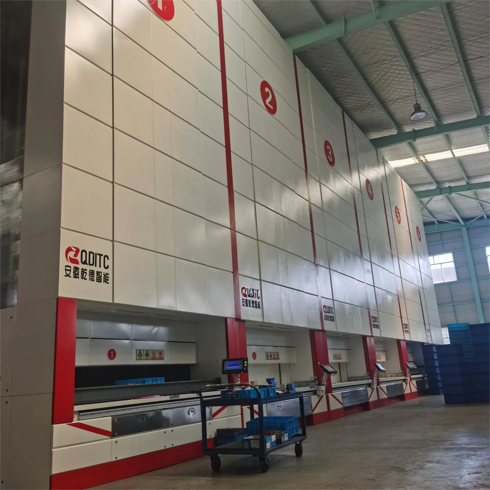 Vertical Lifting Storage Rack Industrial Material Storage Parts Storage Efficient Warehouse Solution Industrial Conveyor System Stocking Machinery