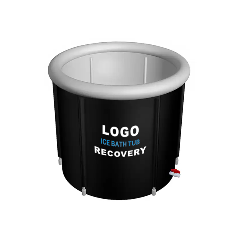 Portable Ice Bathtub for Adult Large Freestanding Recovery Bath Tub Foldable Hot Bath