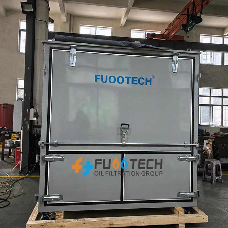 Fuootech Pneumatic Support Enclosure Oil Purrifier Transformer Oil Filtration Unit