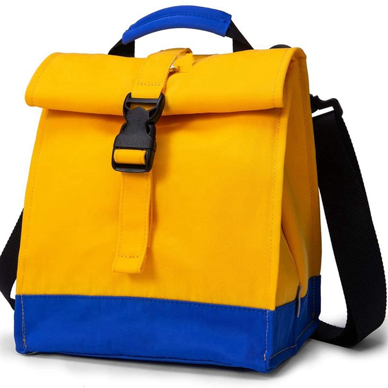 Fitness Fashion Food Safe Lining Men Work Thermal Mean Bag Portable Trendy Adults Insulated Rolltop Lunch Bag for Women