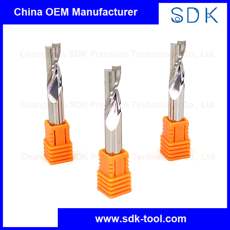 Single O Flute Milling Cutter Cutting Tools Solid Carbide for Aluminium with High Abrasion Resistance