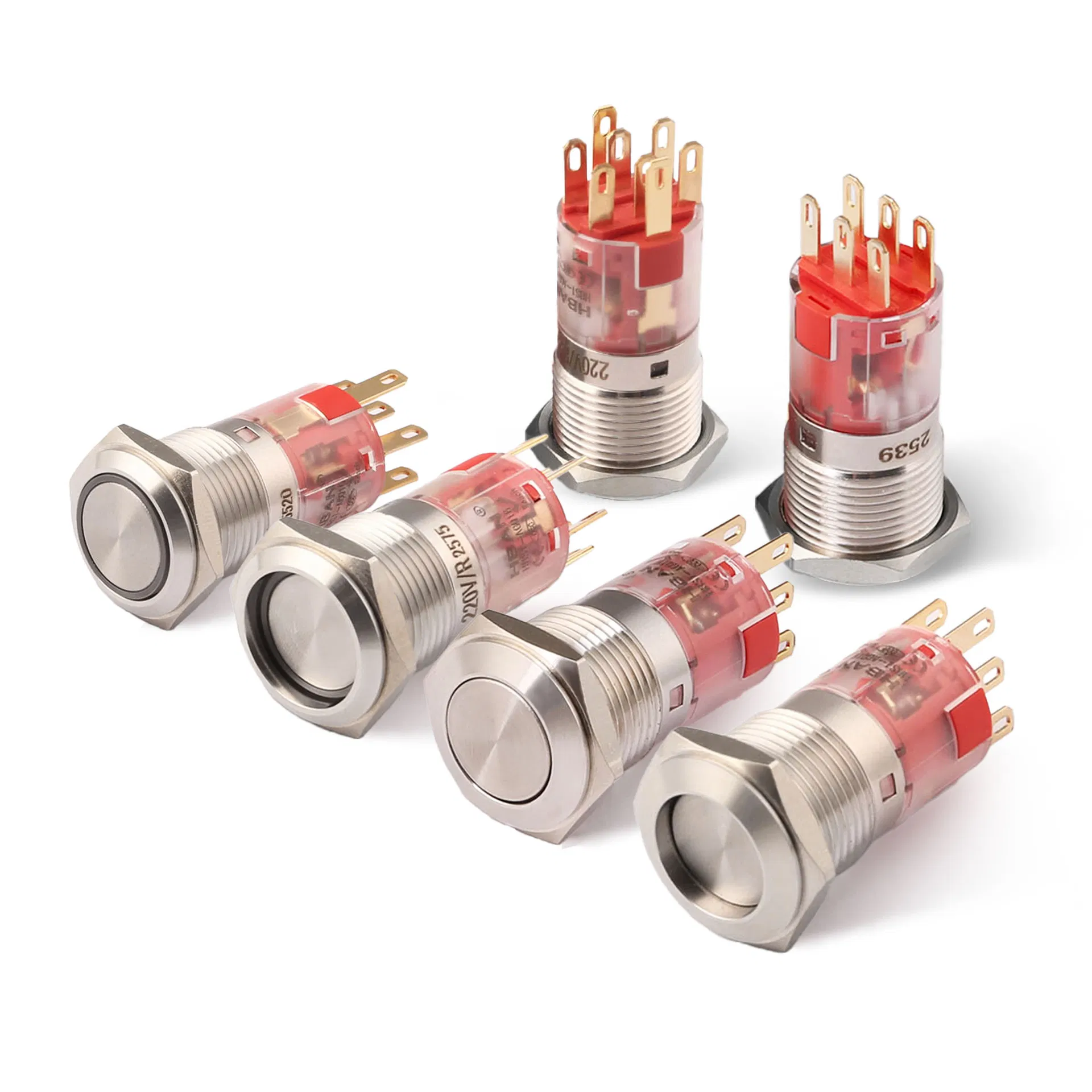 16mm Stainless Steel Push Button Switch