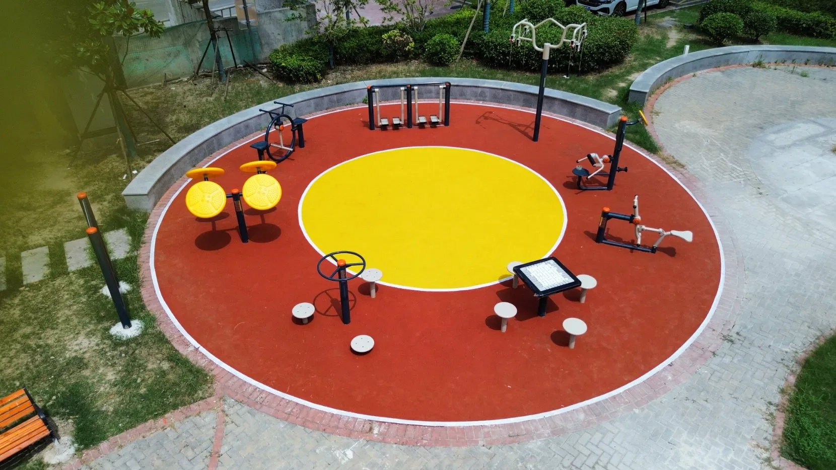 OEM/ODM Waist Twist Outdoor Fitness Equipment for Park Comminity School Sports Certer