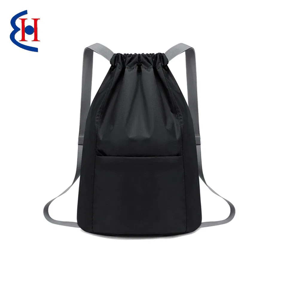 Custom Large Capacity Shoulder Waterproof Portable Swimming Sports for Yoga Fitness Drawstring Backpacks