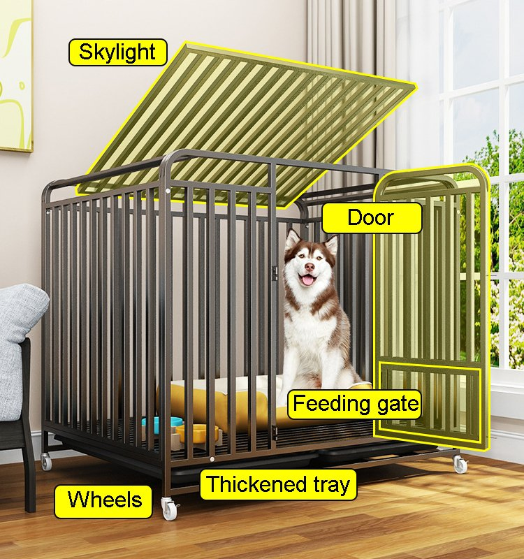 Expandable Commercial Dog Breeding Unit with Optional Wheels and Accessory Kits