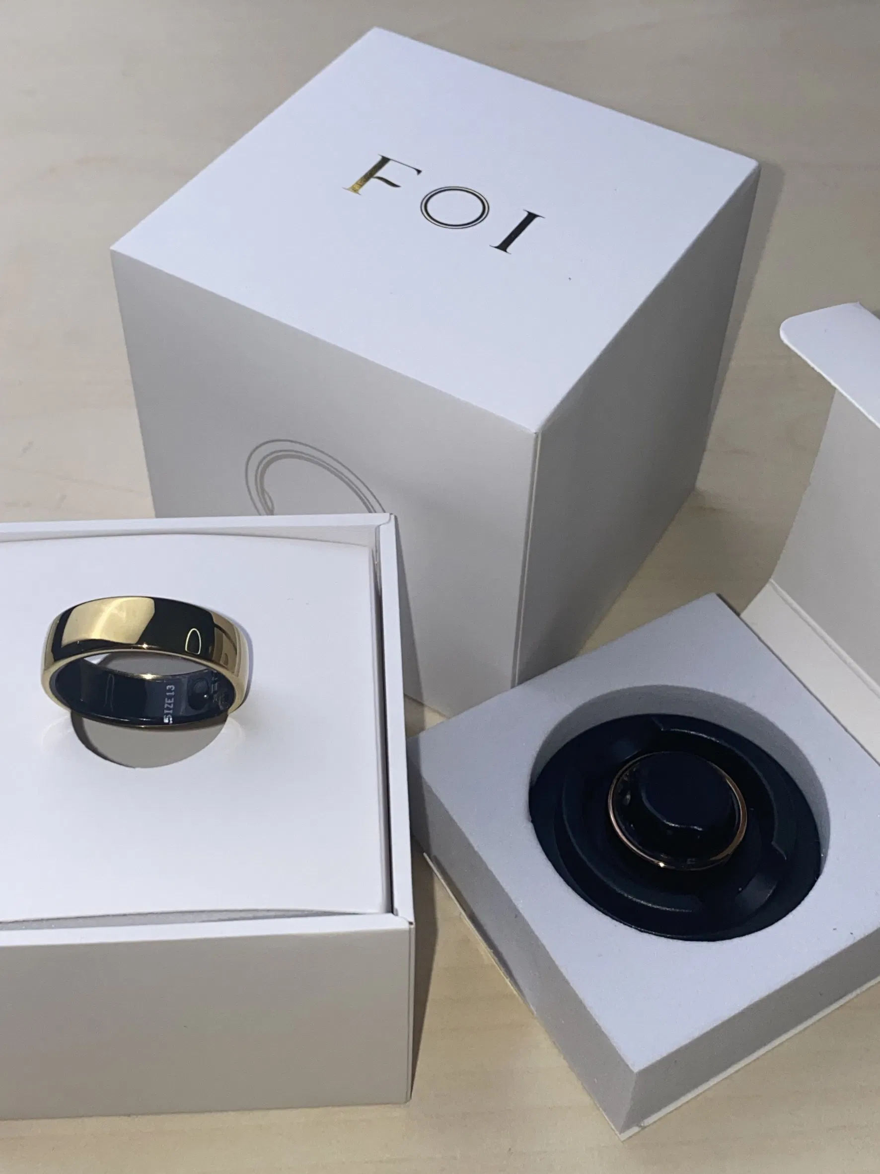 Electronica Wearable Tech 2024 Fitness Heartbeat Tracker Bluetooth Smart Health Ring with Long Battery Life and IP68 Waterproof