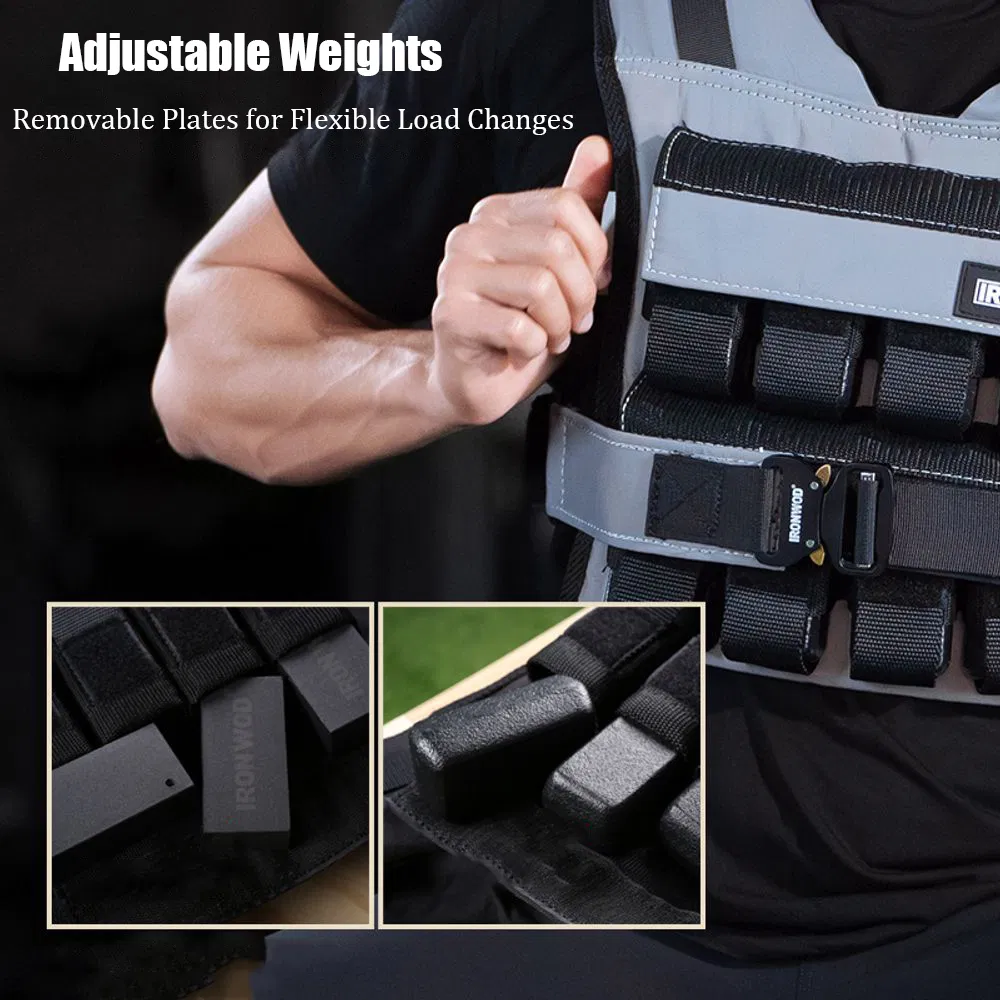 Adjustable Weighted Vest Custom Logo Running Training Fitness Weight Vest Workout