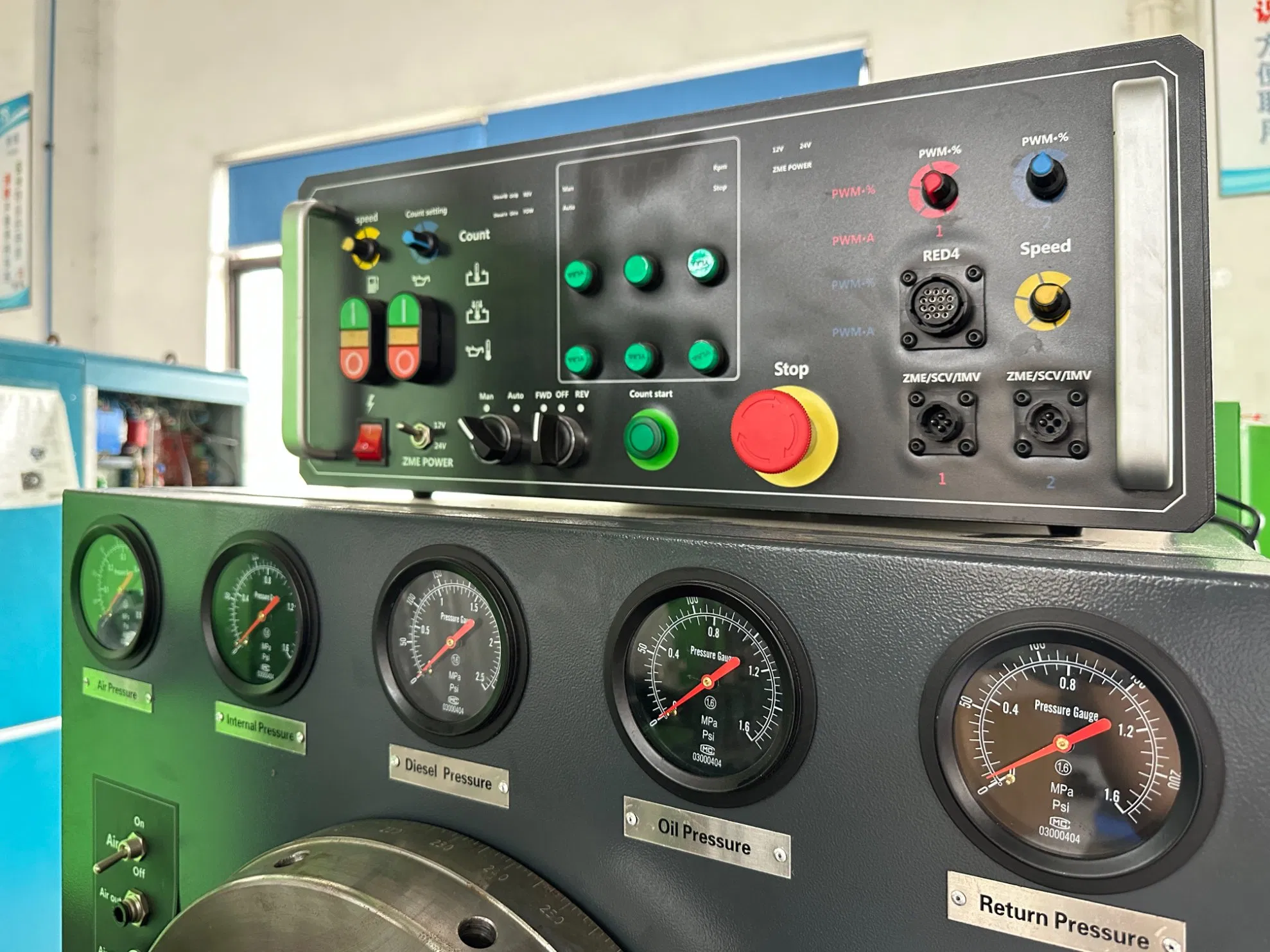 Boten Mechanical Test Bench Bt618 12psb Diesel Fuel Pump Pressure Tester Electronic Fuel Injection