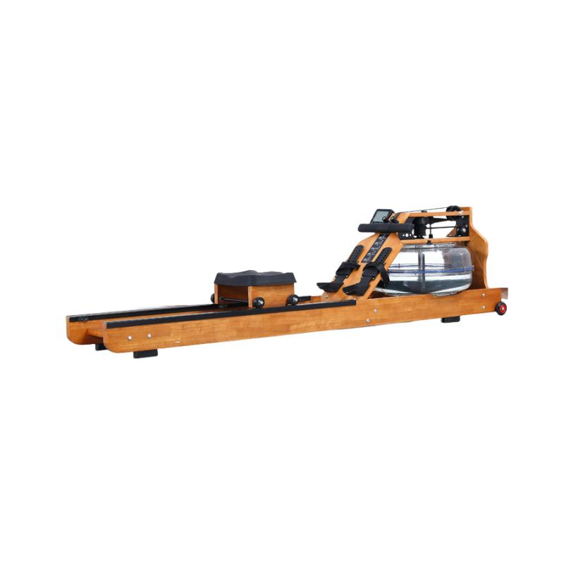 Gericon Factory Price Cardio Equipment Wooden Water Rowing Rower Machine