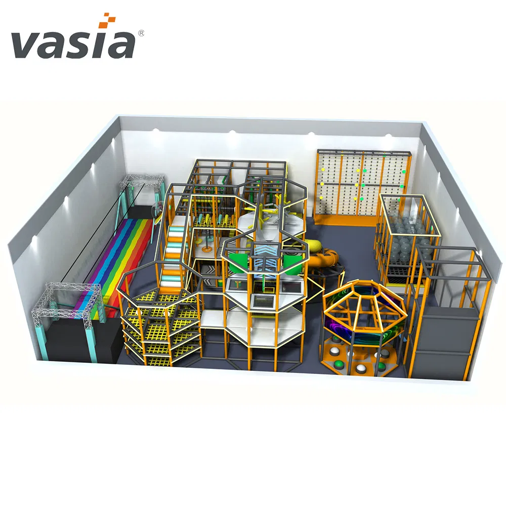Professional Climbing Wall Colorful Children/Kids/Chlid Soft Play Games Jumping Indoor/Outdoor Bungee Fitness/Gym Trampoline
