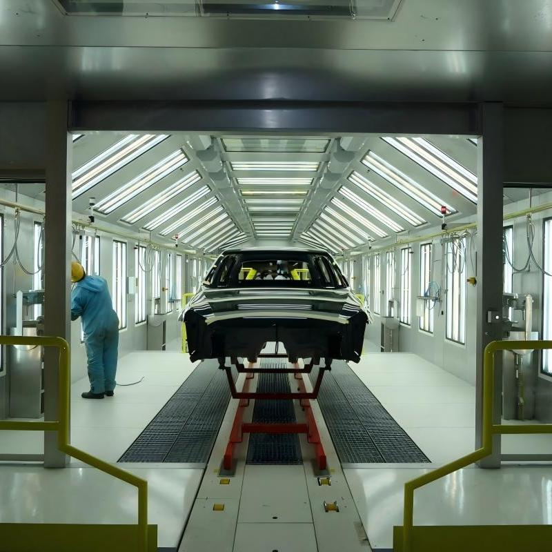 High-Speed-Stability Automation Automobile Spraying Line for Coating Production with Precision Painting Equipment