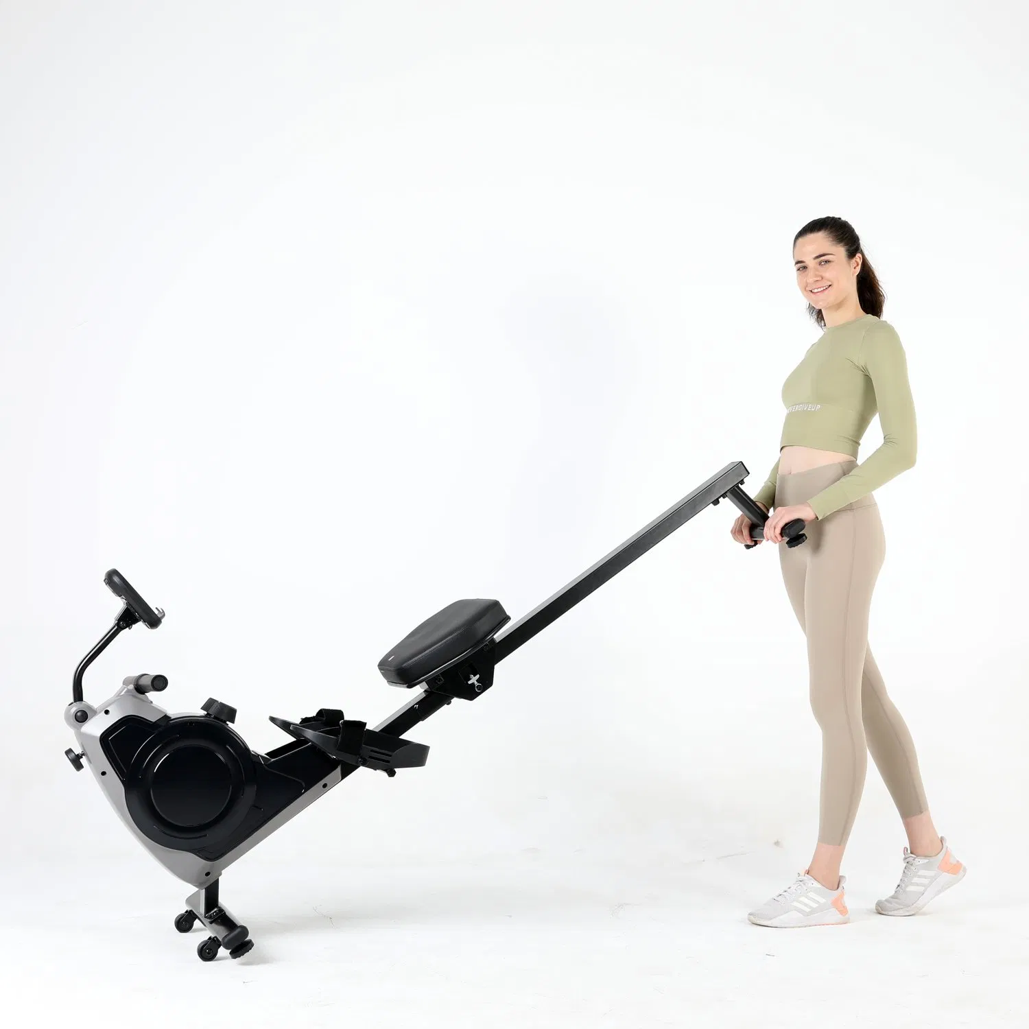 High Quality Indoor Fitness Foldable Magnetic Rowing Machine for Sale Cardio Machine Gym Equipment