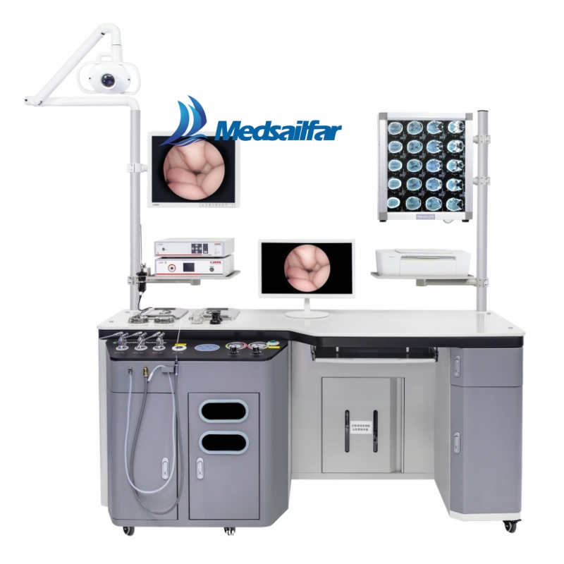 Endoscope Camera Examination Ent Workstation Diagnostic Treatment Unit for Hospital