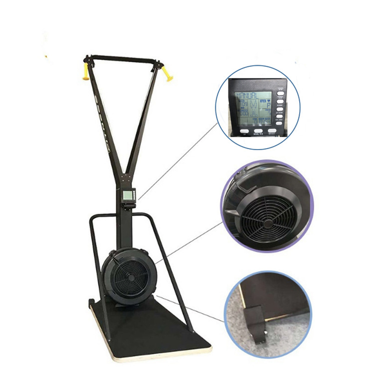 Commercial Fitness Equipment Exercise Hip Muscles Cardio Wind Resistance Gym Skier/Ski Machine