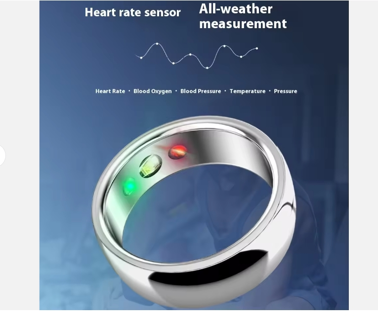 Multifunctional Fashion Body Temperature Detection Outdoor Finger Fitness Smart Ring