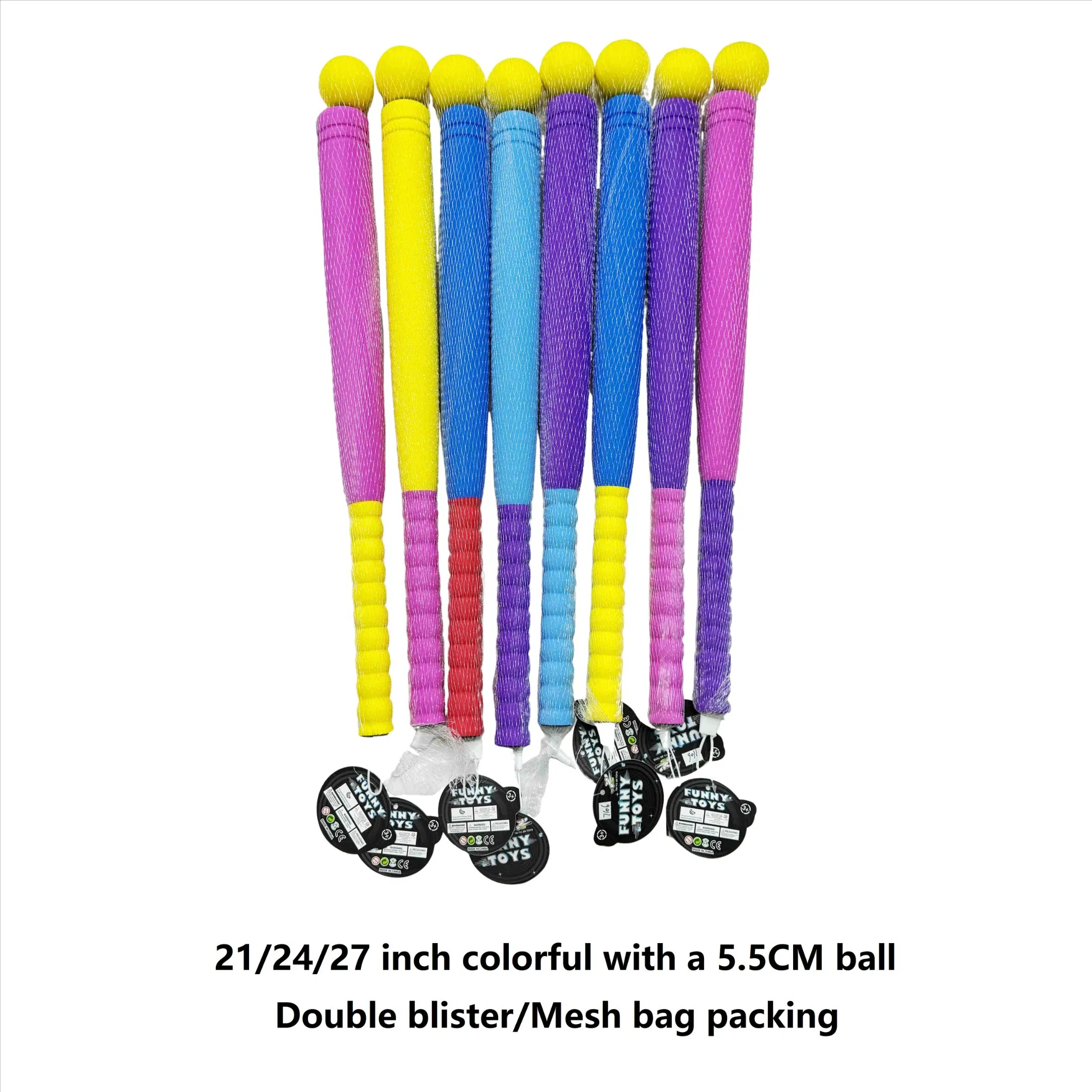 21/24/27 Inch 52/60/68cm Rubber Bat Ball Toys Outdoor Sports and Fitness Portable Kids Baseball Toys for Children
