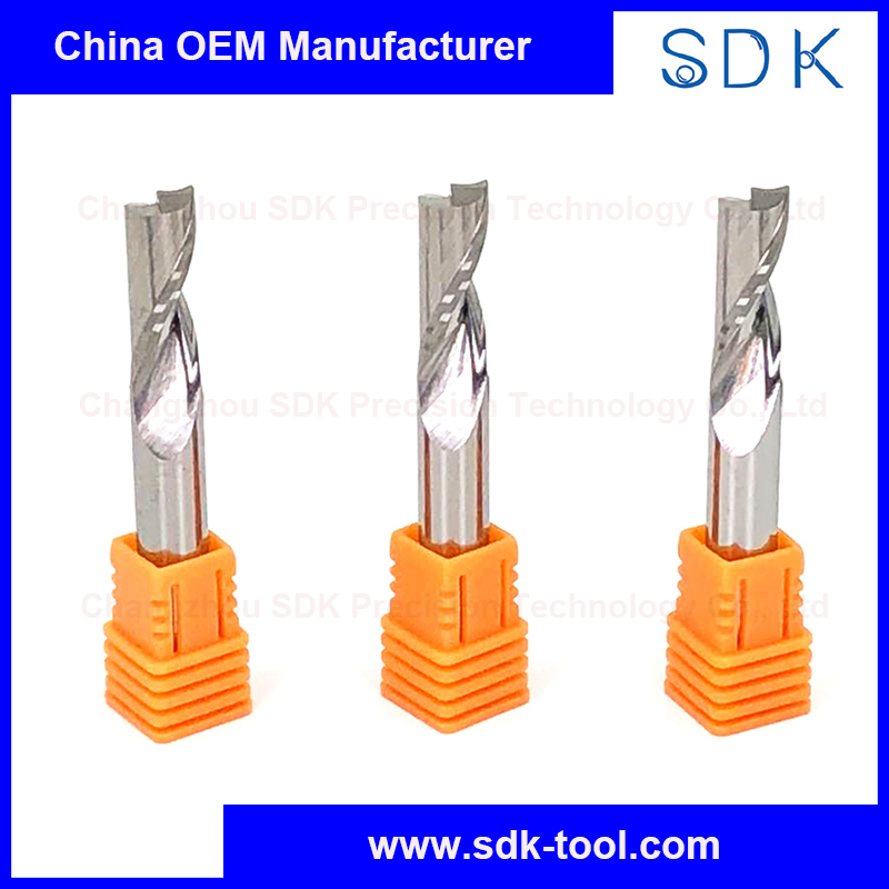 Single O Flute Milling Cutter Cutting Tools Solid Carbide for Aluminium with High Abrasion Resistance