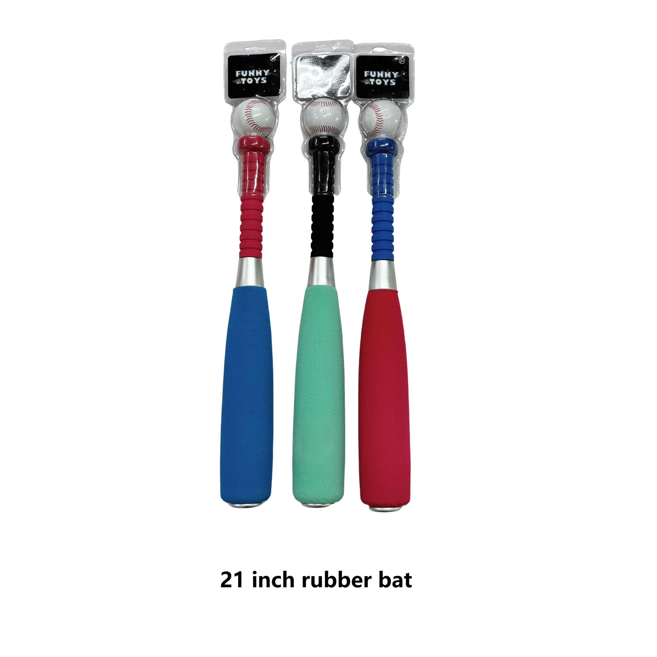 21/24/27 Inch 52/60/68cm Rubber Bat Ball Toys Outdoor Sports and Fitness Portable Kids Baseball Toys for Children