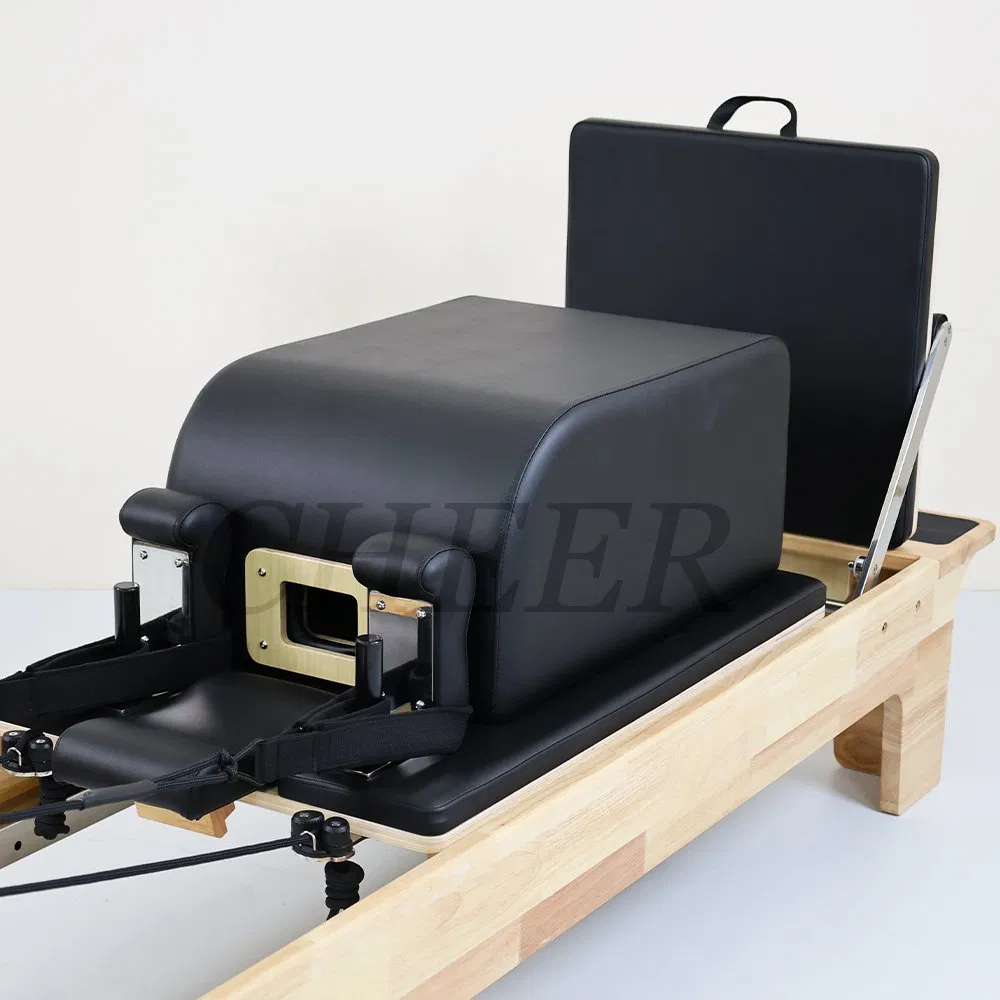 Cheer Professional Maple Wood Pilates Reformer for Yoga Studios and Home Gyms Factory Supply Wholesale