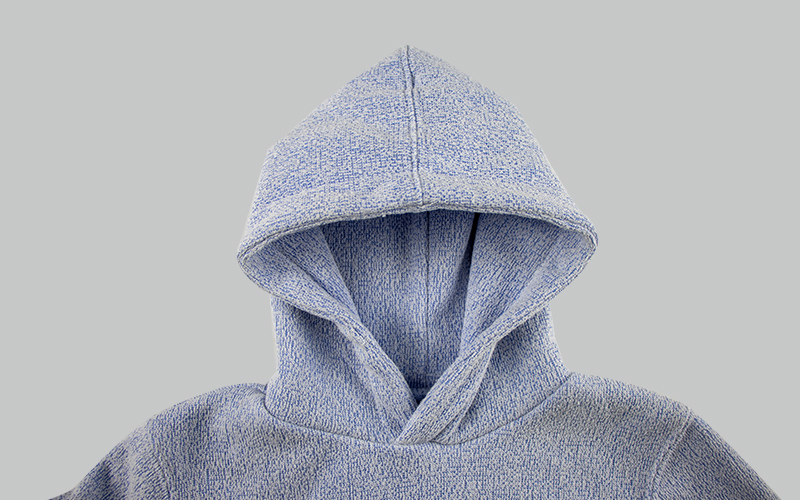 Junior Melange Kint Pullover Long Sleeve Basic Hoodie Sports Wear Apparel Accessories