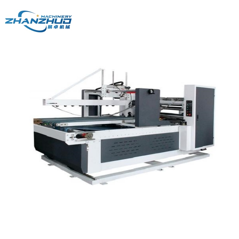 Double Servo Full Computer Control Independent Corrugated Cardboard Carton Printing Folding Gluing Strapping Machine with Automatic Lead Edge Stability