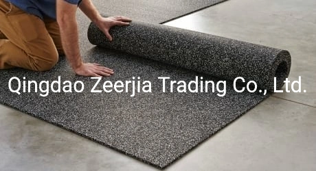 10mm Thick Rubber Gym Floor Mat/Commercial Rubber Floor Mat/Premium Rubber Gym Mat Flooring, Home Fitness Rubber Flooring for Crossfit