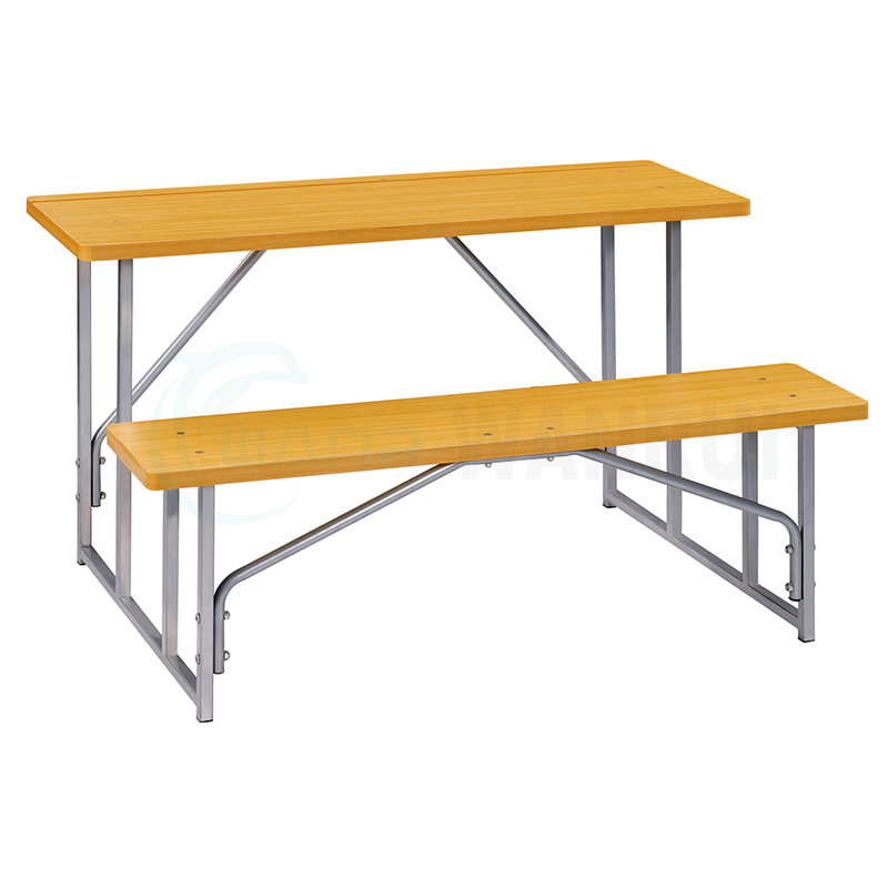 Selling Classroom Student Double Wooden School Furniture 2 Seater School Bench