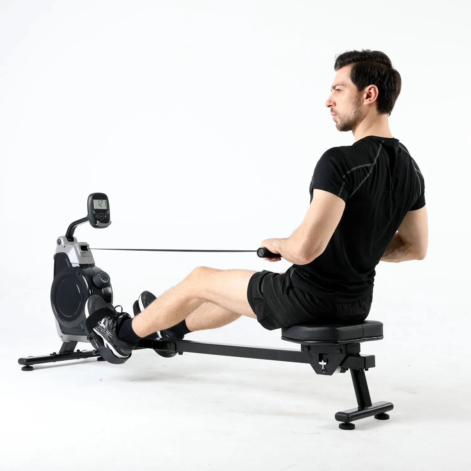 High Quality Indoor Fitness Foldable Magnetic Rowing Machine for Sale Cardio Machine Gym Equipment