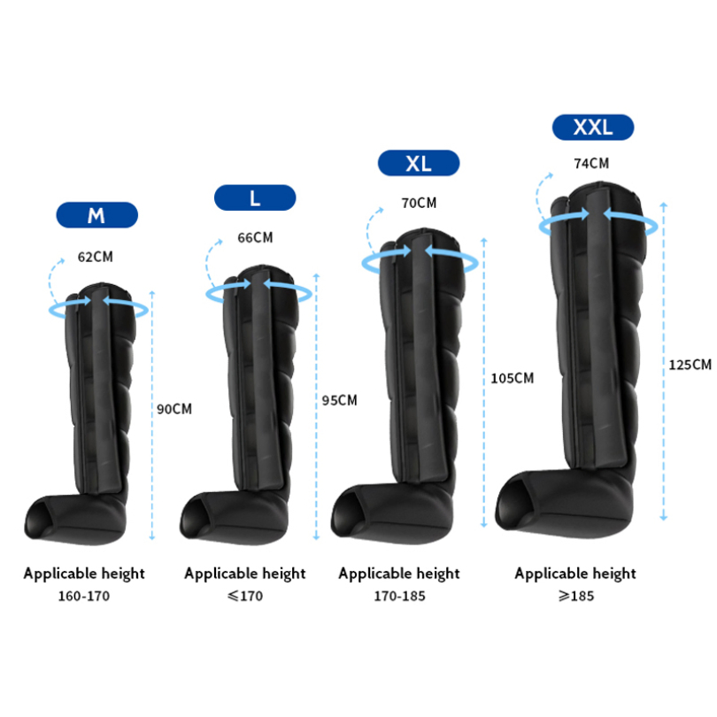 Portable Air Recovery Boots Massager for Gym &amp; Fitness Centers