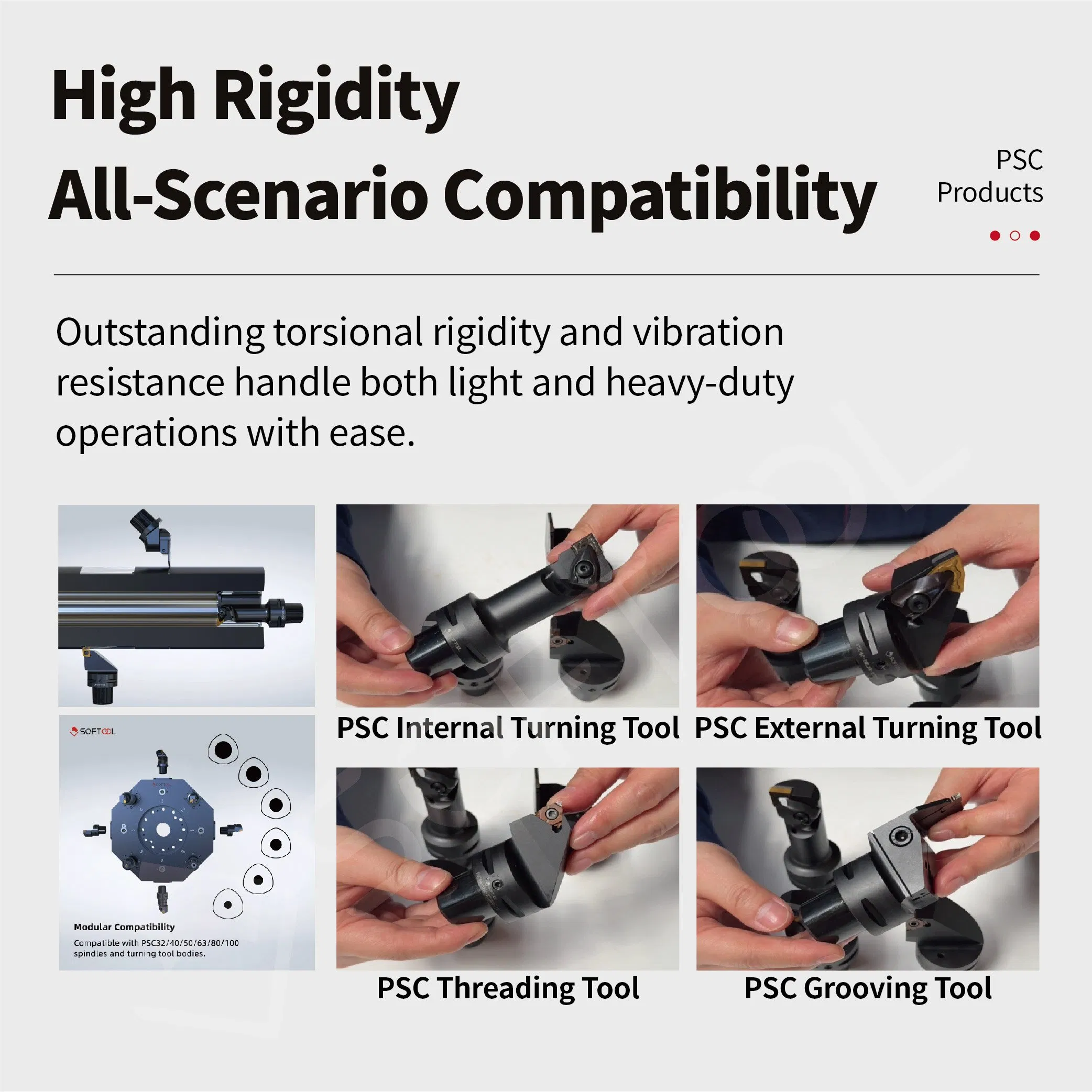 Impact Resistance OEM Custom Psc Lathe Internal Turning Tool for Precision Hole Machining
