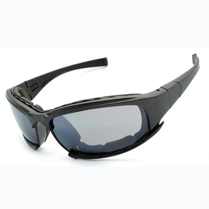 New Fashion Bullet Proof 4 Lens Custom Plastic PC Lens Sport Tactical Combat Ballistic Sunglasses X7 Tactical Eyewear