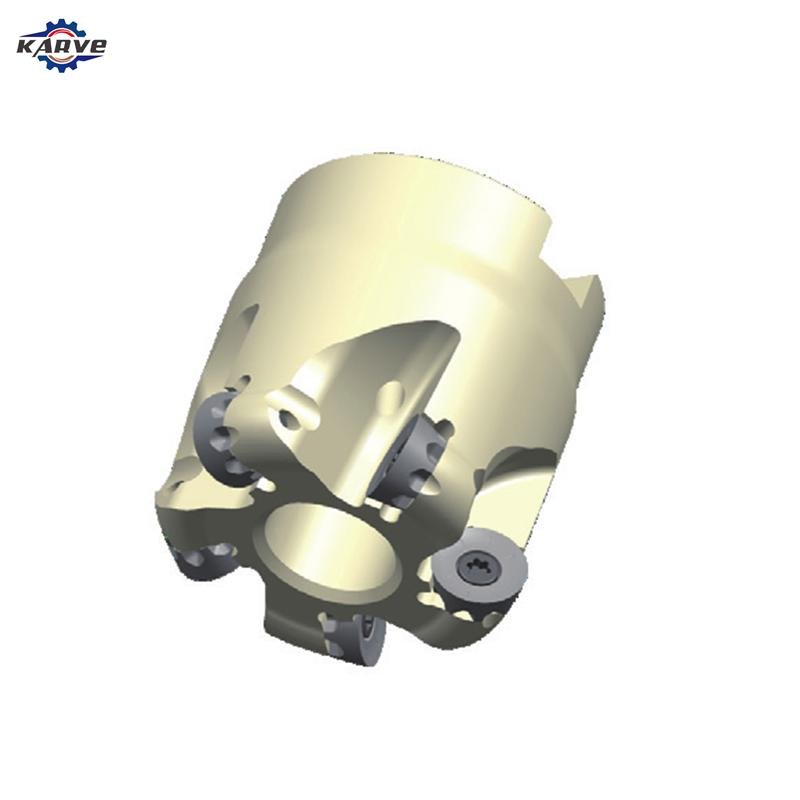 CNC Machine Center Reinforced Seismic Resistance Emr Indexable Profile Milling Cutter Tools