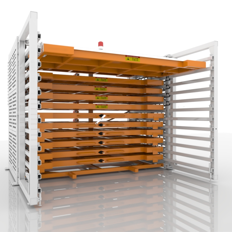 Advanced Automated Metal Plate Storage Solution for Efficient Inventory Management