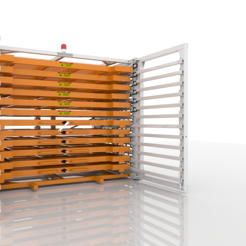 Advanced Automated Metal Plate Storage Solution for Efficient Inventory Management