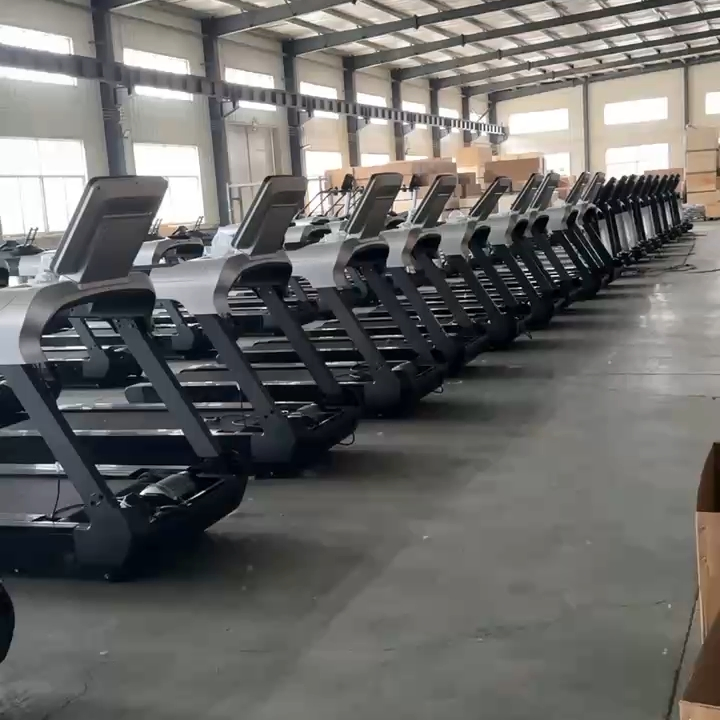 Gym Tools Smart Commercial Treadmill with Touch Screen Android High-Tech Fitness Solution