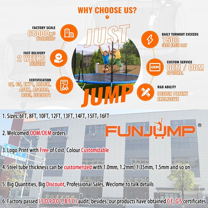 12FT 14FT Adults Outdoor Indoor Big Safety Garden Child/Kids Fitness Jumping Trampoline with Tent for Sale