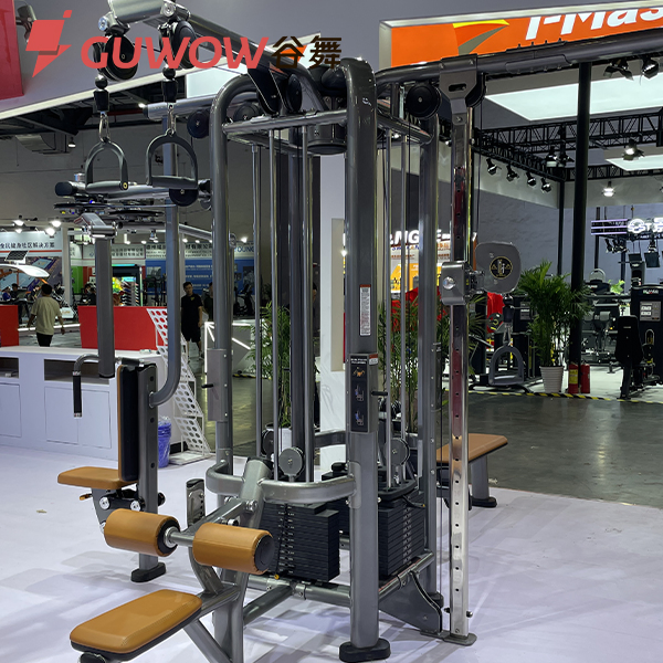 Gym Equipment Functional Training 8 Station Multi Jungle Crossover Cable Fitness Machine